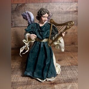 VTG Angel Tree Topper Clothtique Possible Dreams 1993 Christmas 9 Inches Sticker